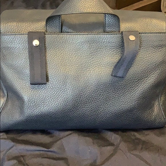 Gucci Navy Blue Leather SOHO Diaper Messenger Bag